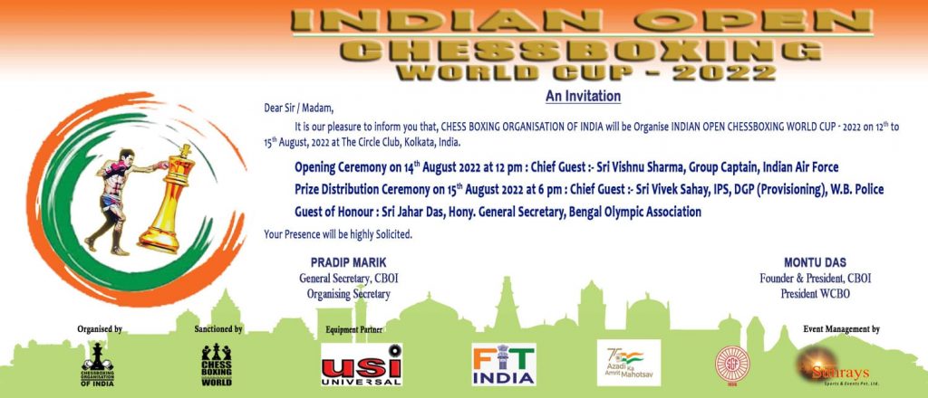 Upcoming International Event – Chess Boxing Organisation of India